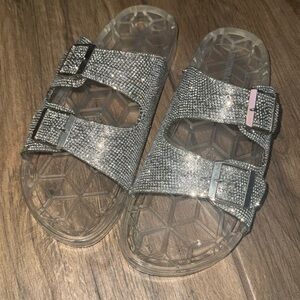 Sparkling Silver Sandals